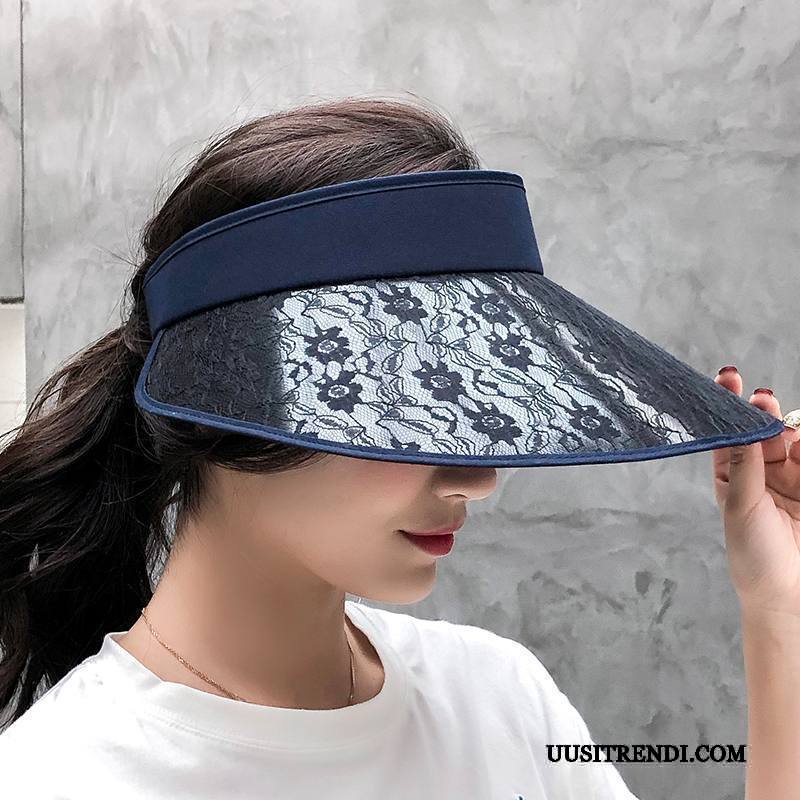 Hattu Naisten Verkossa Shade Aurinkohattu Aurinkovoiteet Suuntaus Matkustaminen Violetti Musta