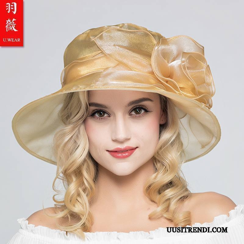 Hattu Naisten Osta Naisille Kevät Ranta Shade Aurinkovoiteet Väri Violetti Kultainen
