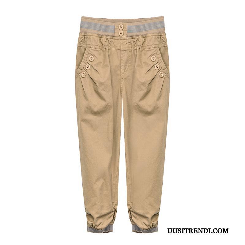 Shortsit Naisten Myynti Naisille Ohut Suora Capri Housut Löysät Khaki